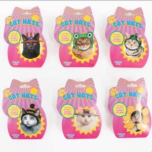 New 6 Piece Cat Hats